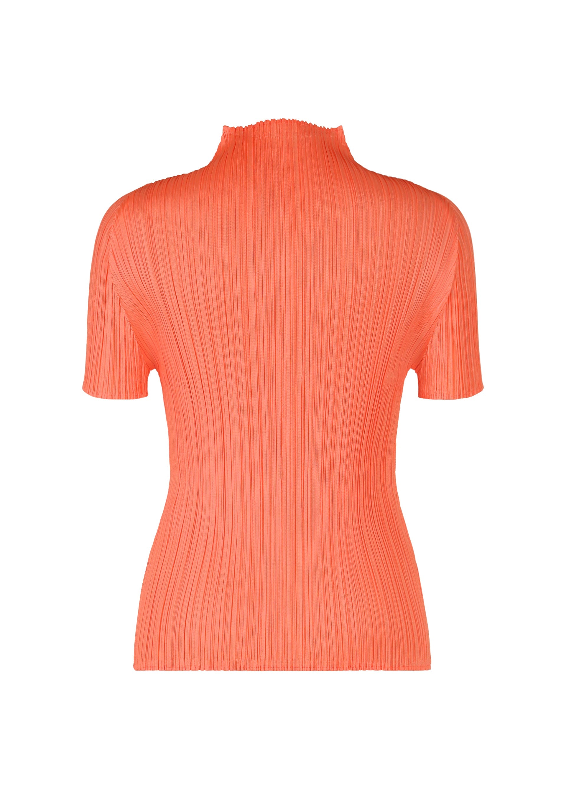 A detail shot of the PLEATS PLEASE ISSEY MIYAKE MONTHLY COLORS MAY top.