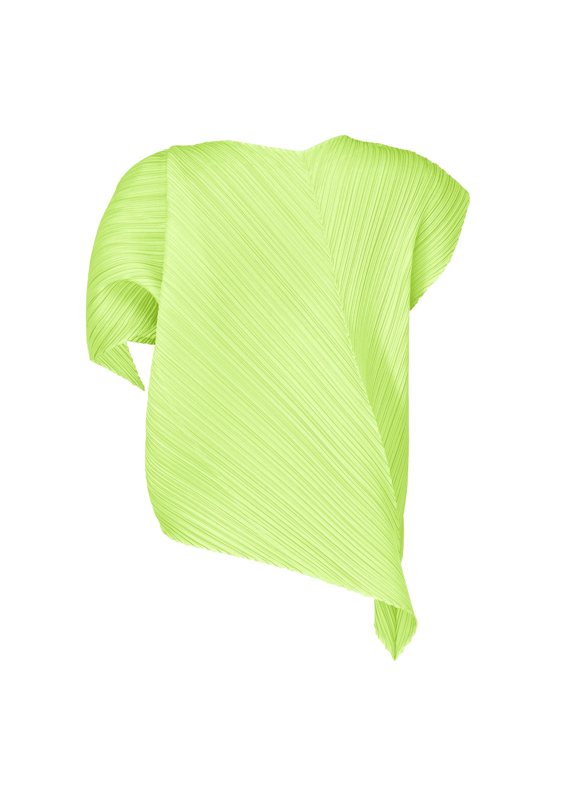 A detail shot of the PLEATS PLEASE ISSEY MIYAKE FLARE top.