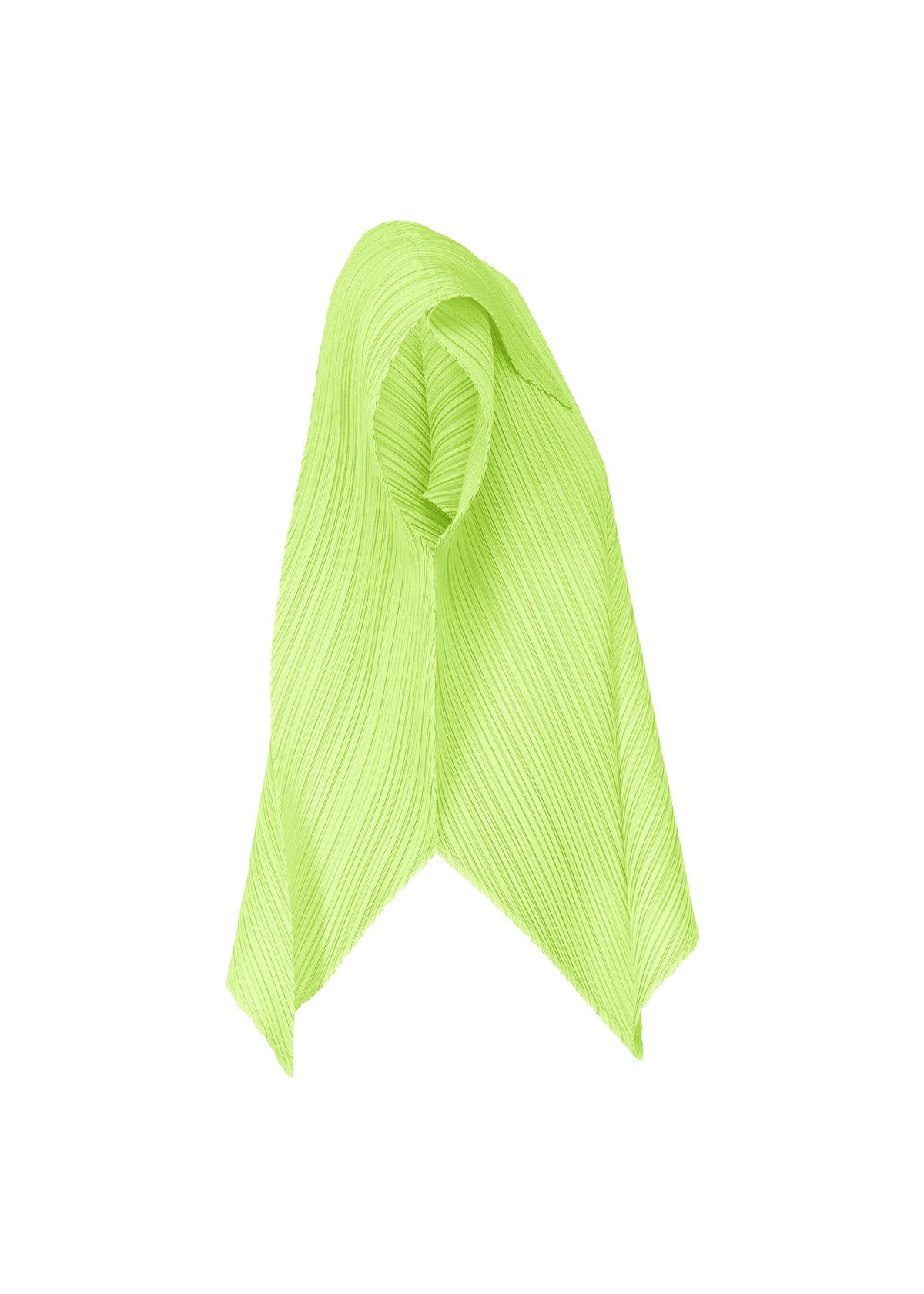 A detail shot of the PLEATS PLEASE ISSEY MIYAKE FLARE top.