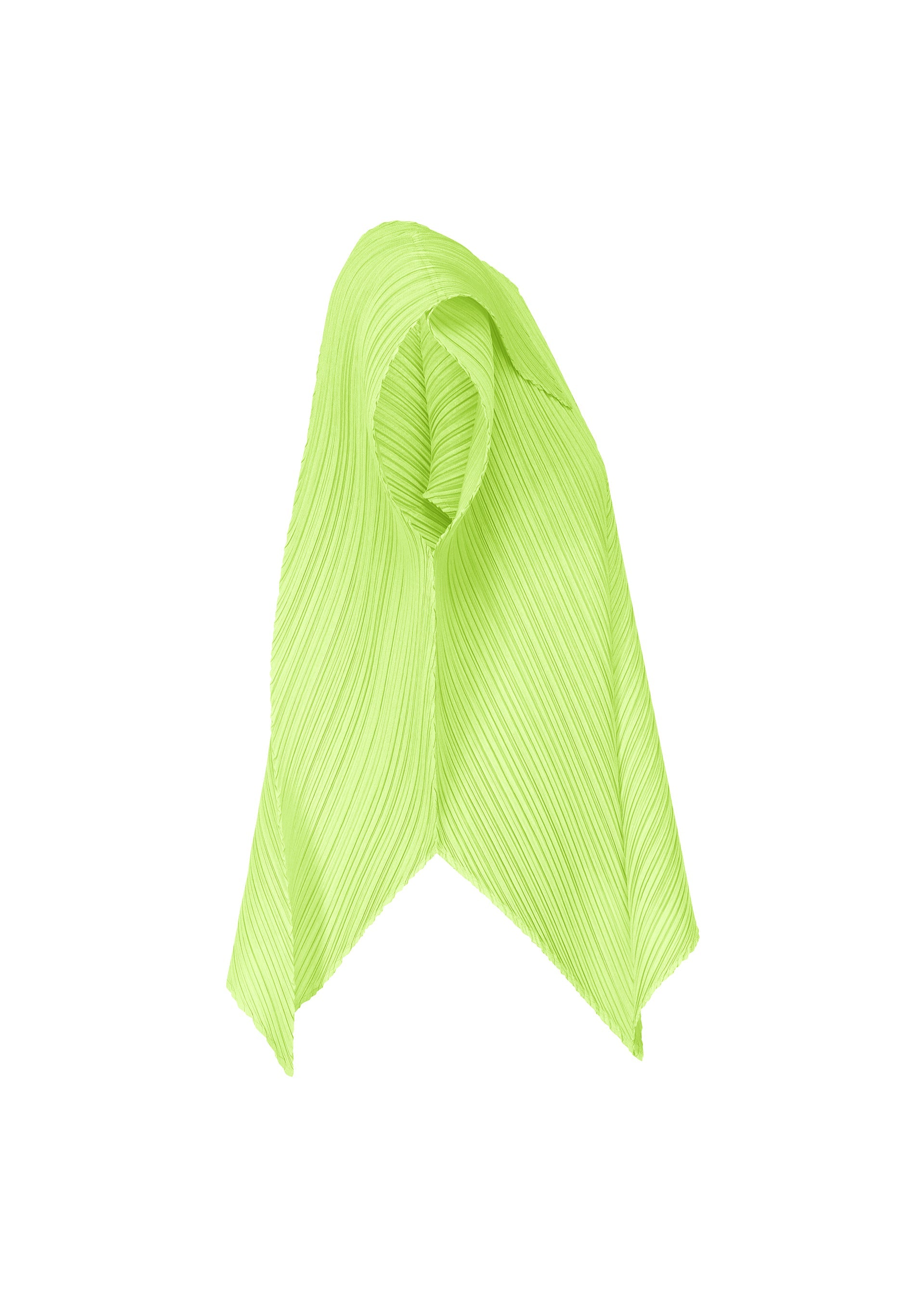A detail shot of the PLEATS PLEASE ISSEY MIYAKE FLARE top.
