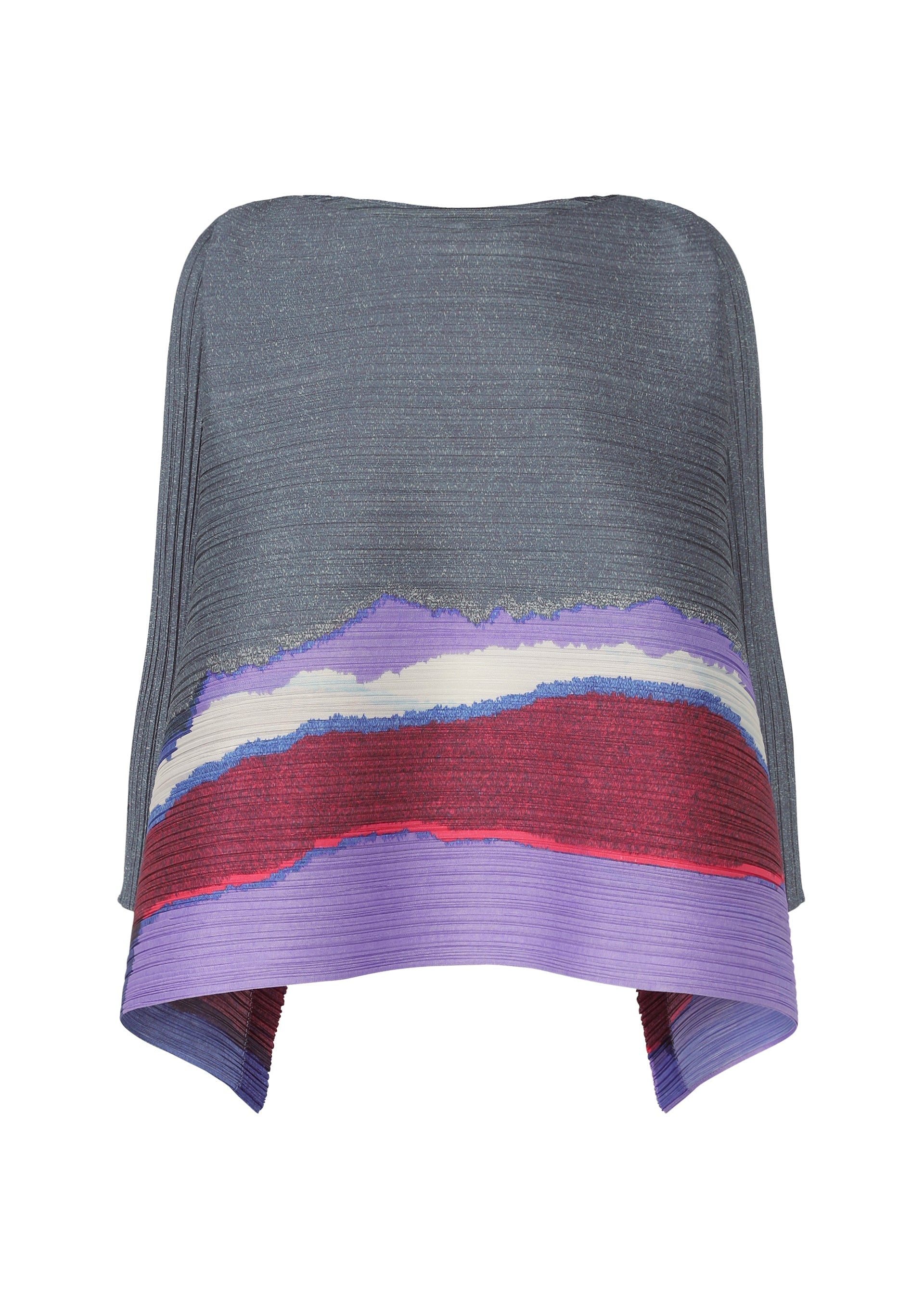 A product shot of the PLEATS PLEASE ISSEY MIYAKE GRAINY COLORS top in .