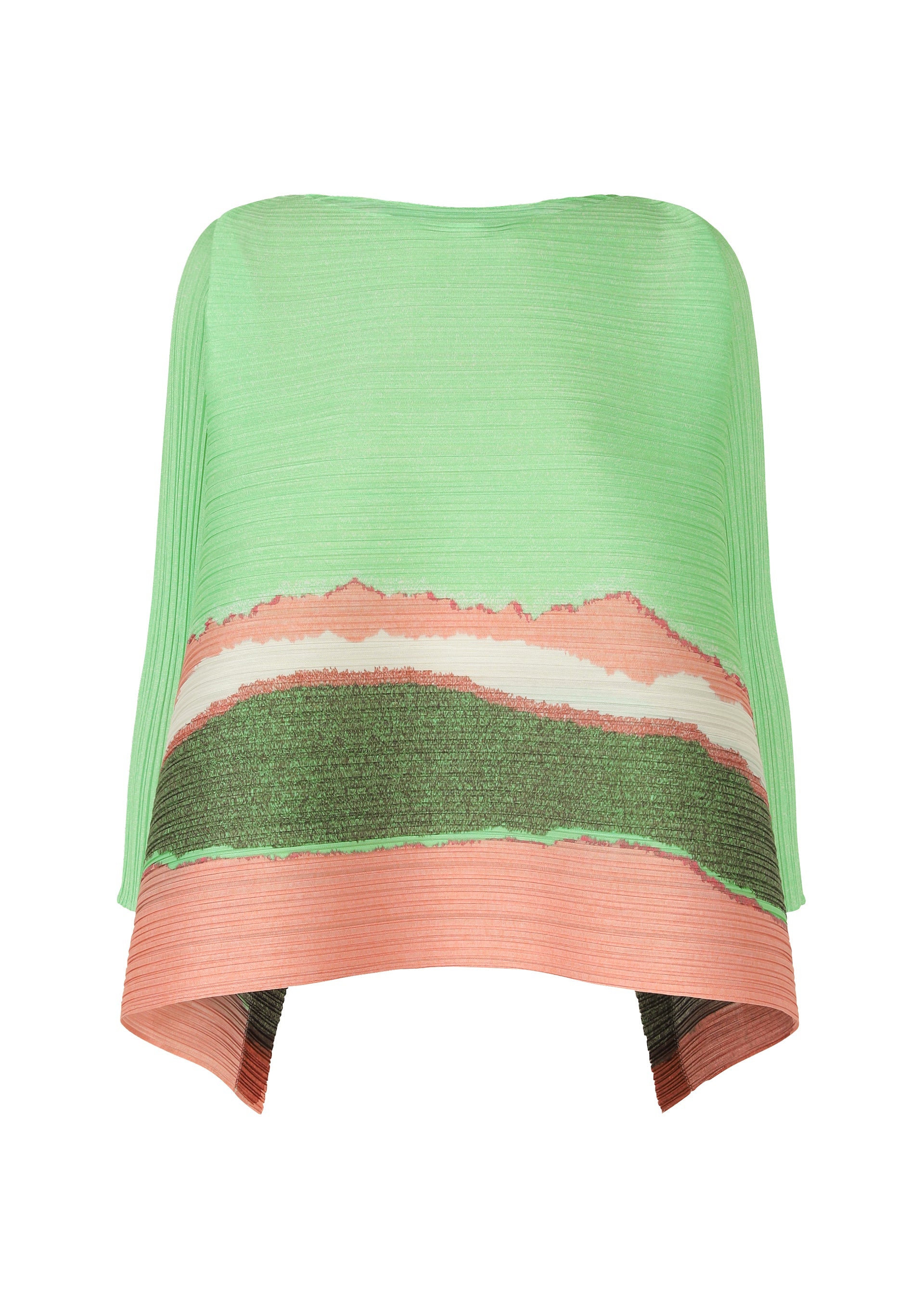 A product shot of the PLEATS PLEASE ISSEY MIYAKE GRAINY COLORS top in .