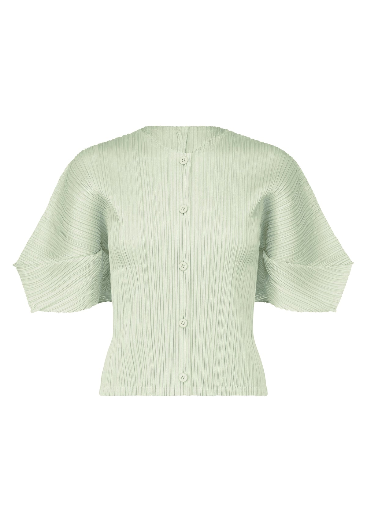 A product shot of the PLEATS PLEASE ISSEY MIYAKE MONTHLY COLORS APRIL cardigan in .