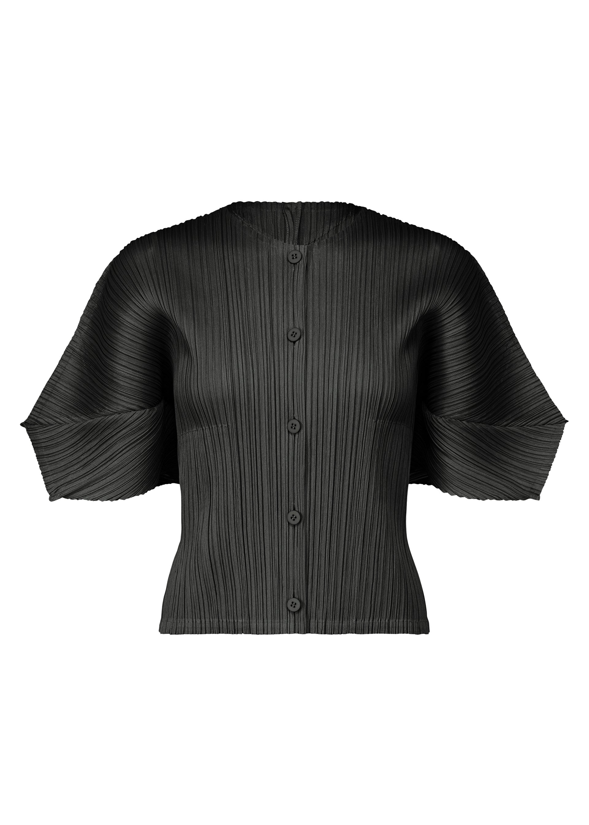 A product shot of the PLEATS PLEASE ISSEY MIYAKE MONTHLY COLORS APRIL cardigan in .