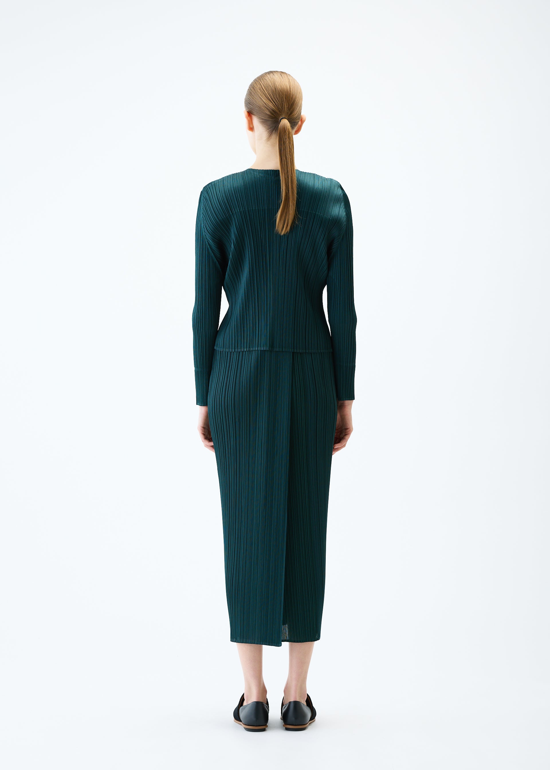 MERRY BICOLOR Cardigan Green