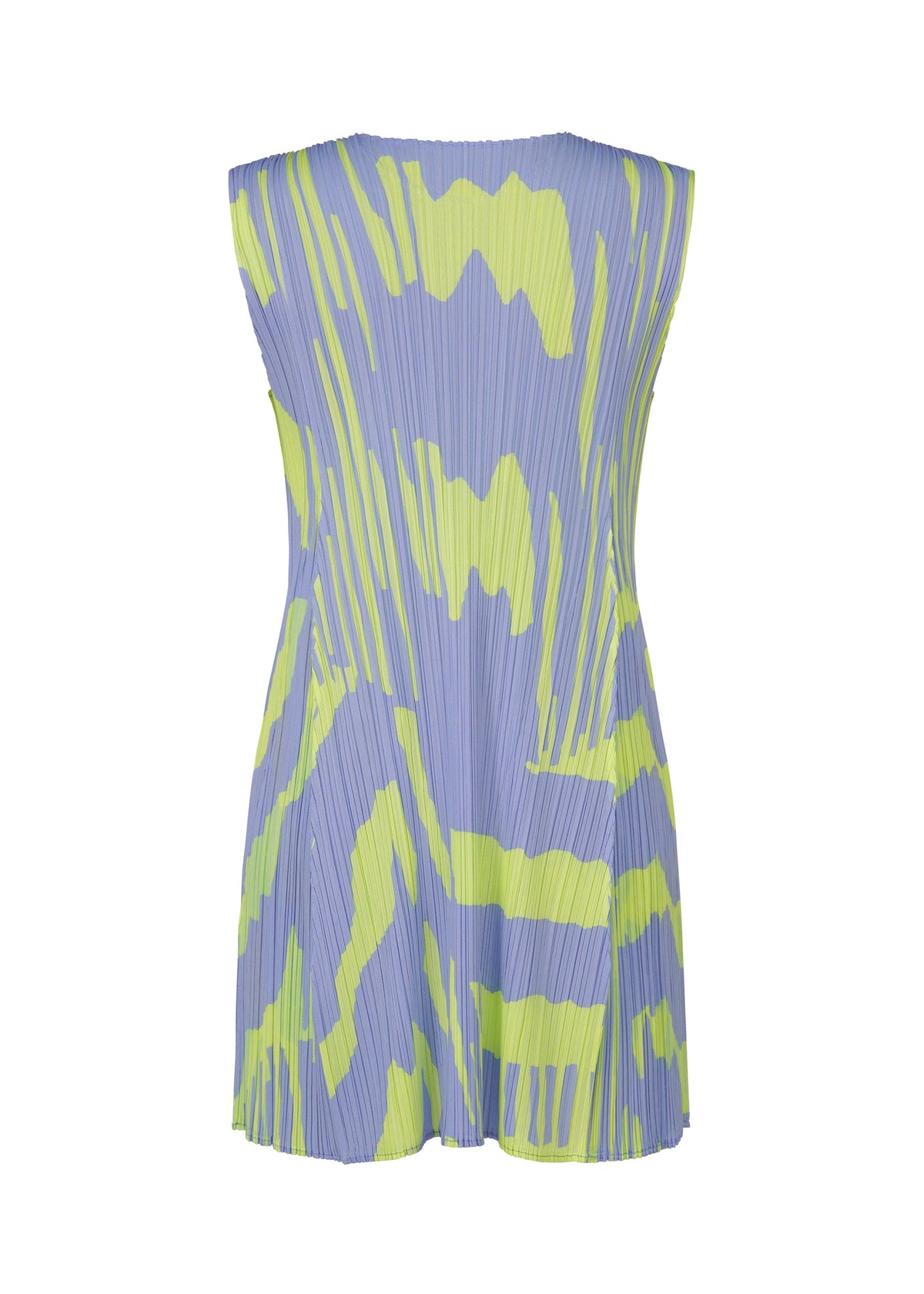 A detail shot of the PLEATS PLEASE ISSEY MIYAKE REFRACTION tunic.