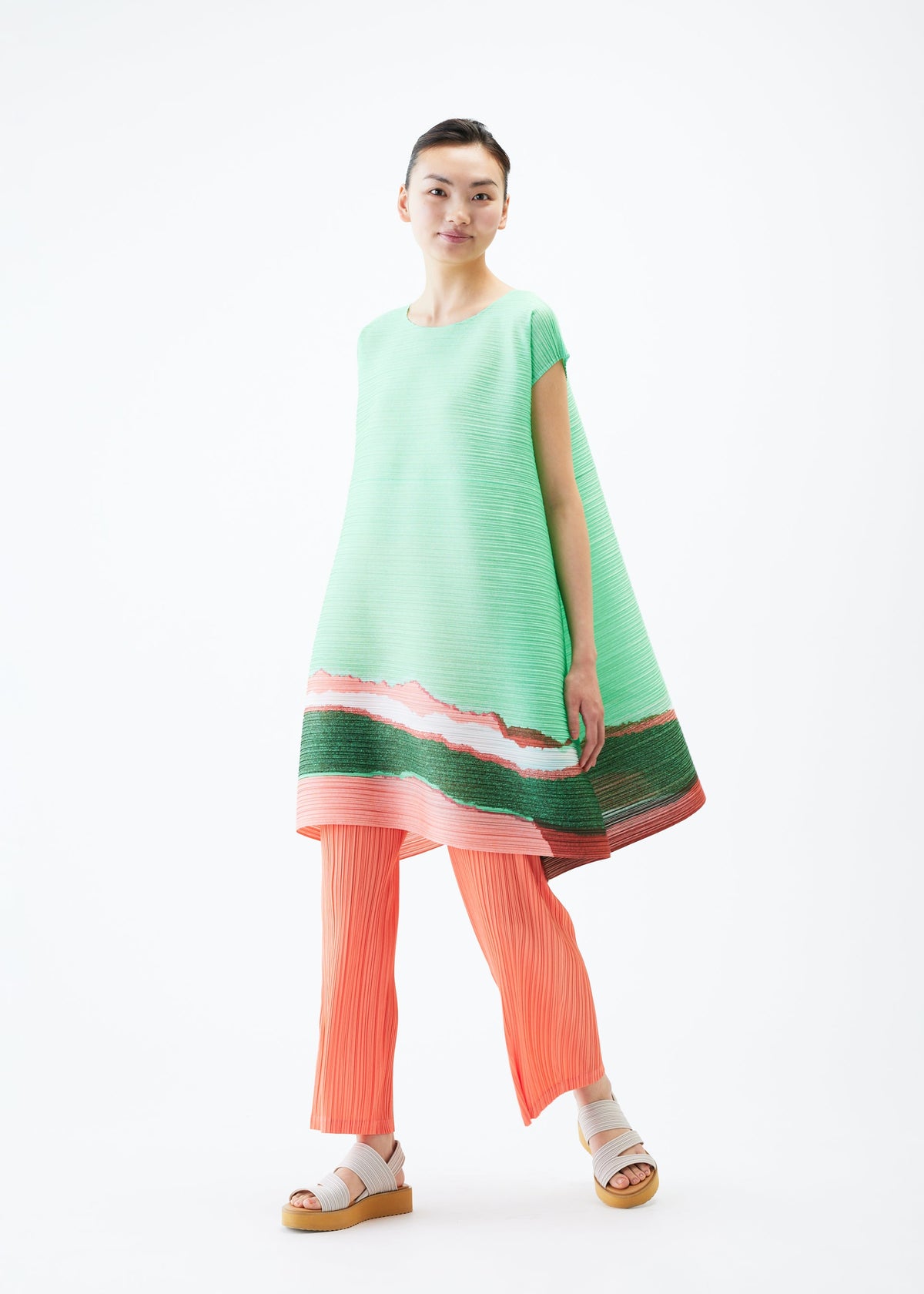 GRAINY COLORS Tunic Mint Green