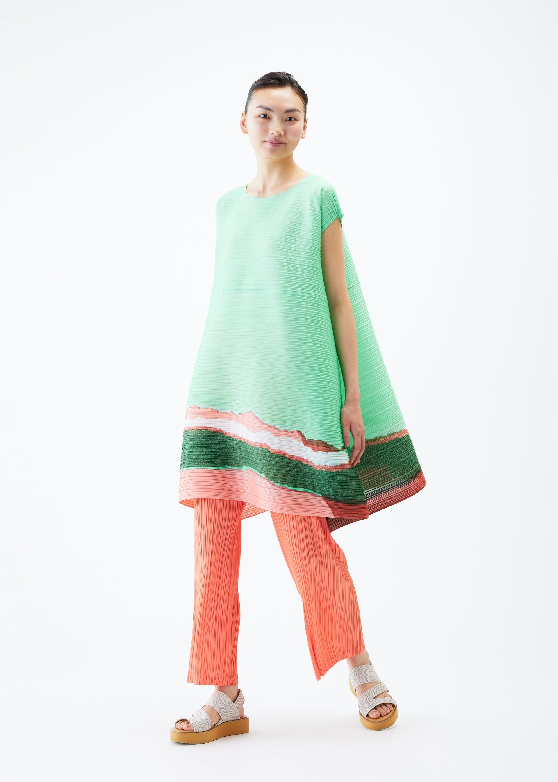 GRAINY COLORS Tunic Mint Green