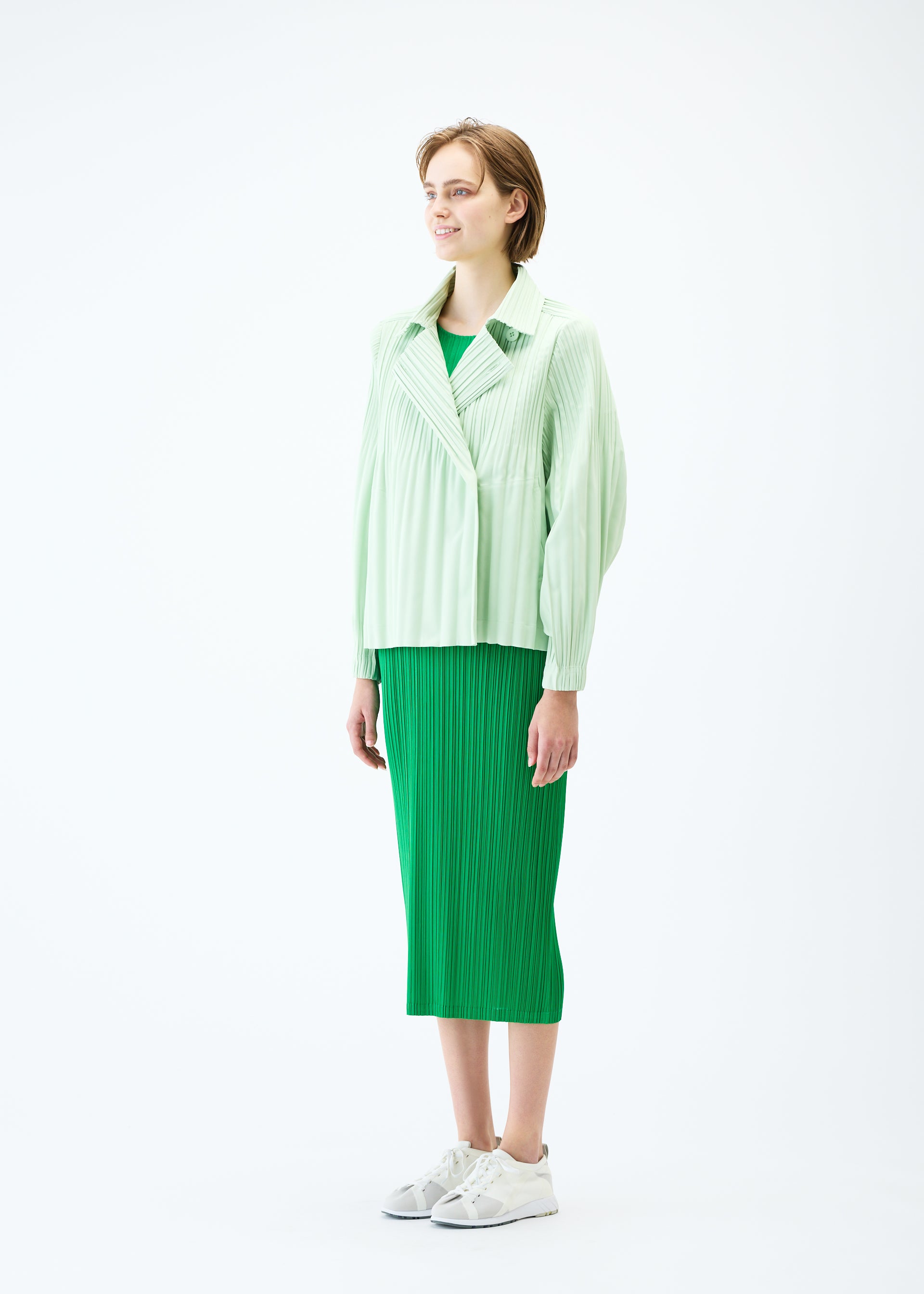 SMOOTH COAT Jacket Pastel Green