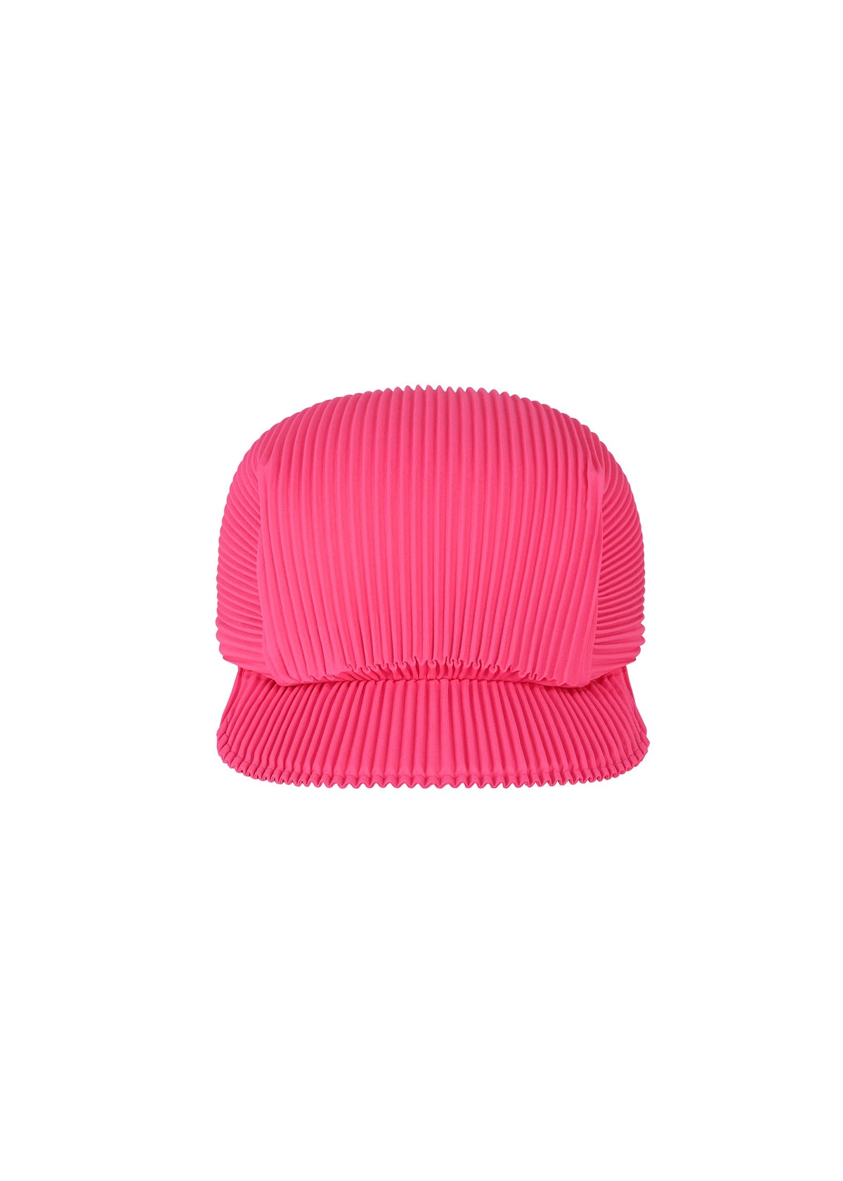 A detail shot of the PLEATS PLEASE ISSEY MIYAKE PLEATS CAP hat.
