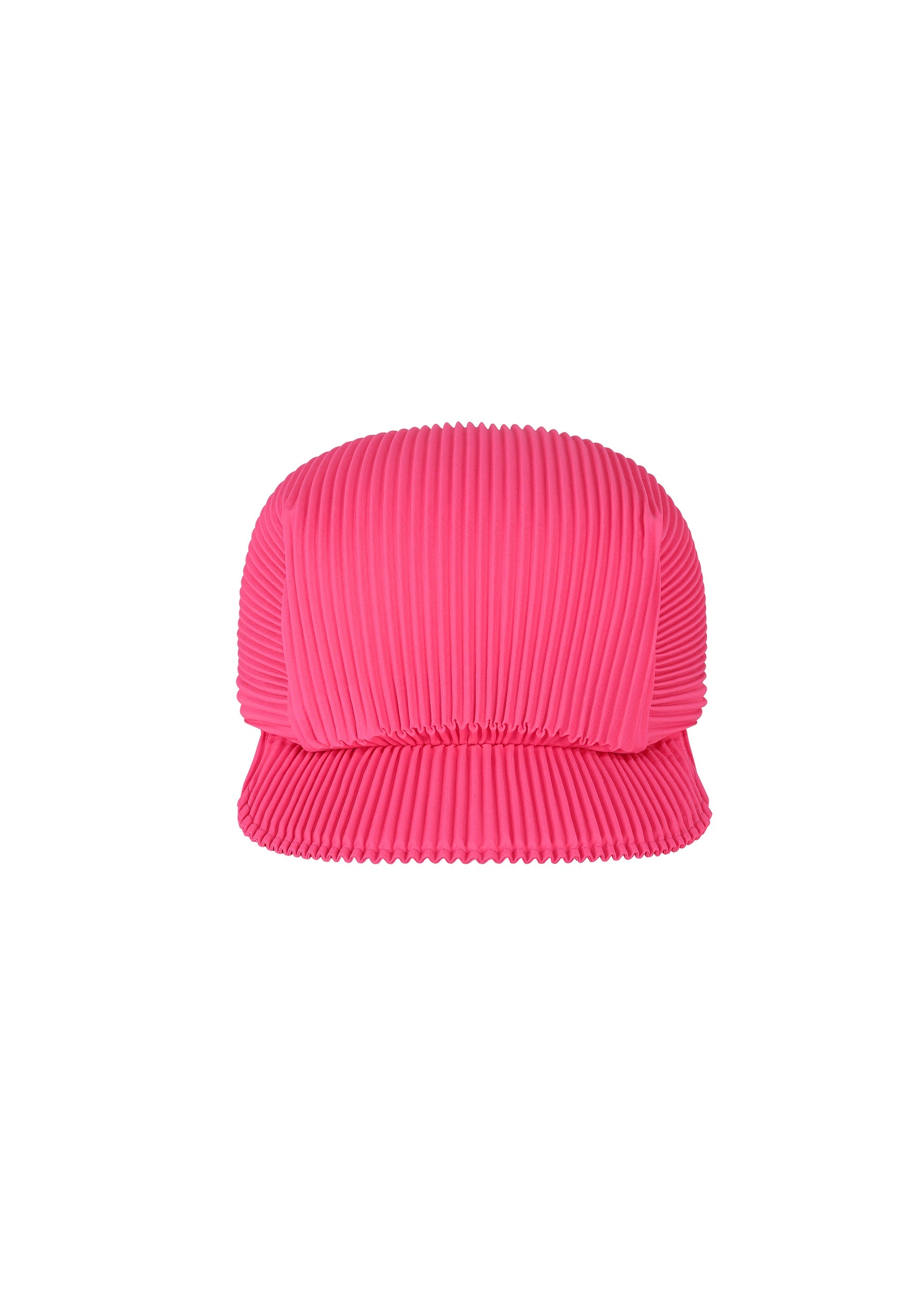 A detail shot of the PLEATS PLEASE ISSEY MIYAKE PLEATS CAP hat.