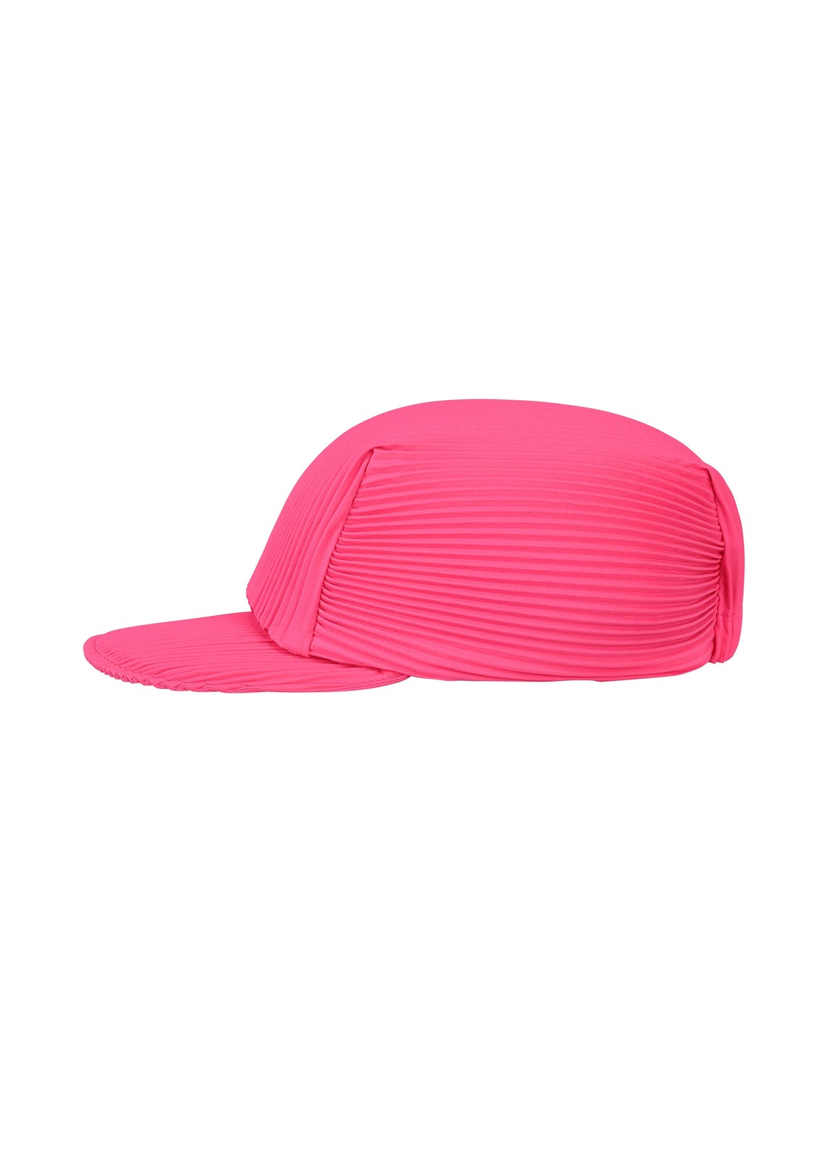 A detail shot of the PLEATS PLEASE ISSEY MIYAKE PLEATS CAP hat.