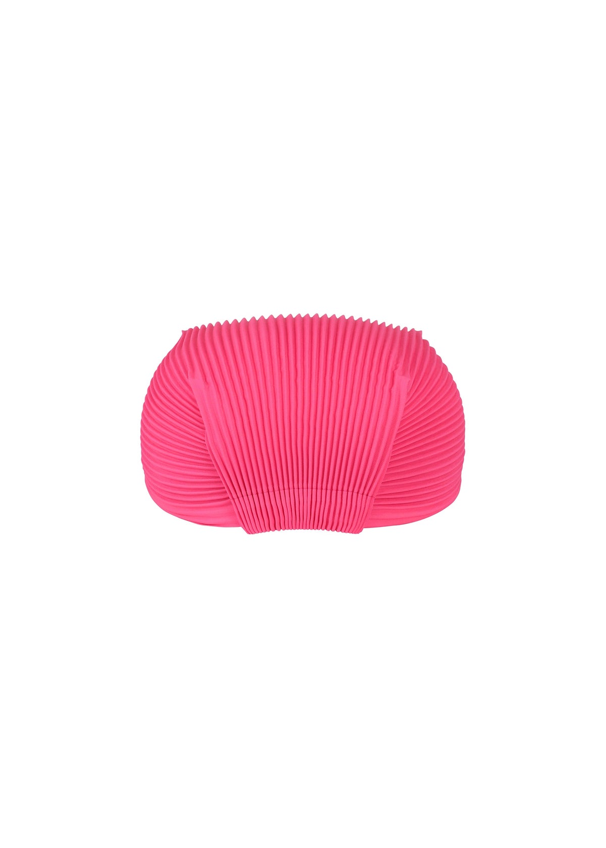A detail shot of the PLEATS PLEASE ISSEY MIYAKE PLEATS CAP hat.
