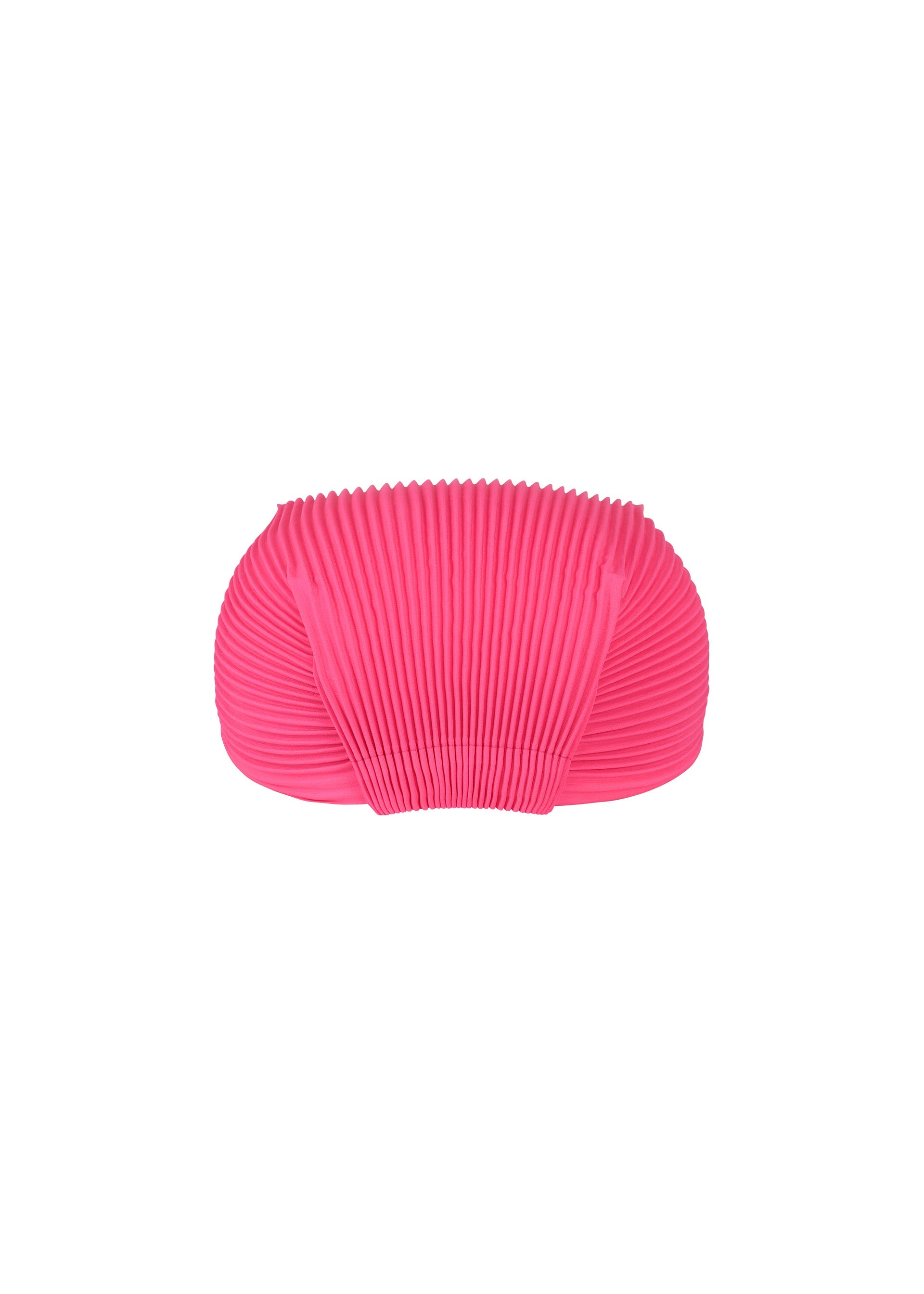 A detail shot of the PLEATS PLEASE ISSEY MIYAKE PLEATS CAP hat.
