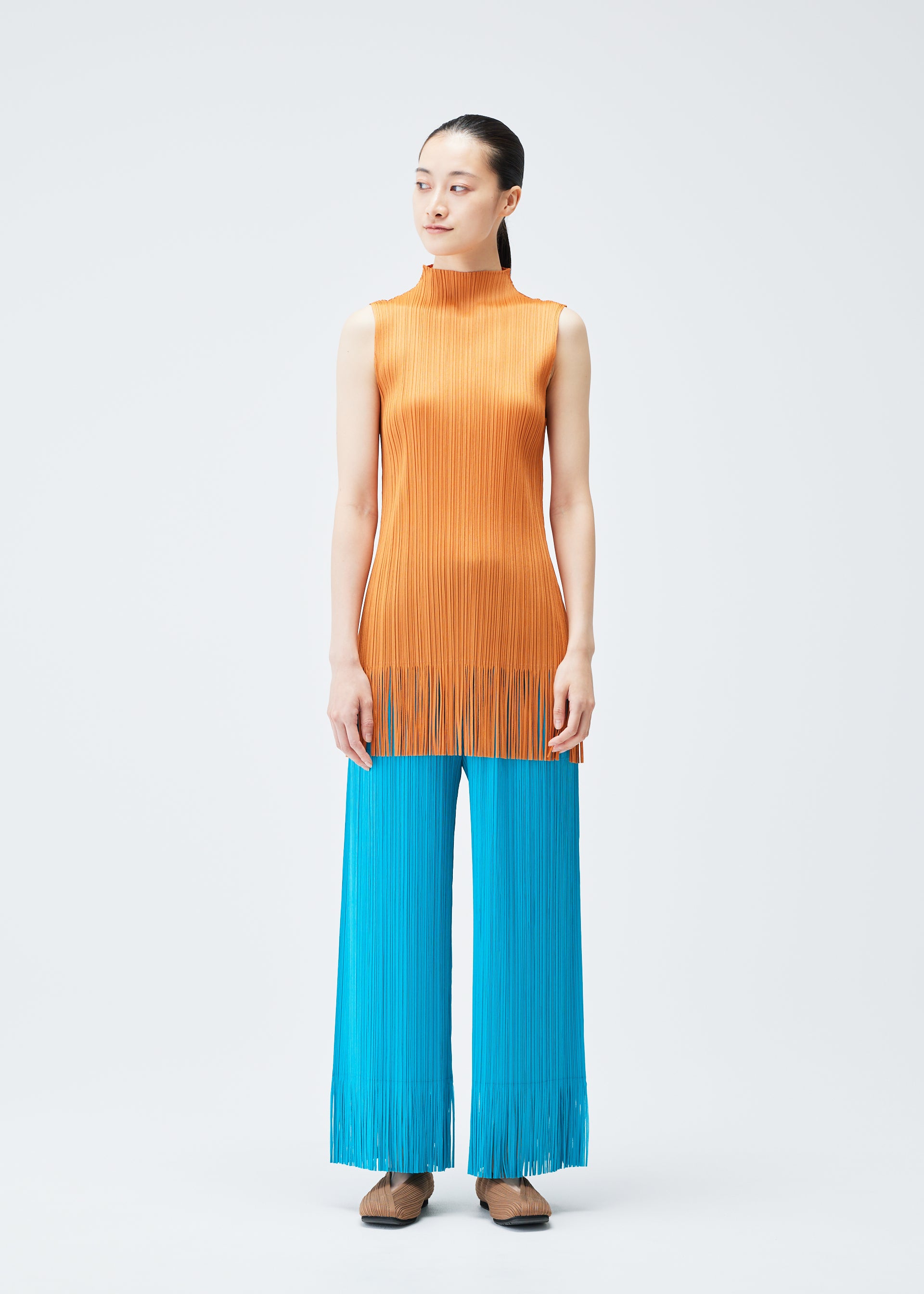 WAVE Trousers Turquoise Blue