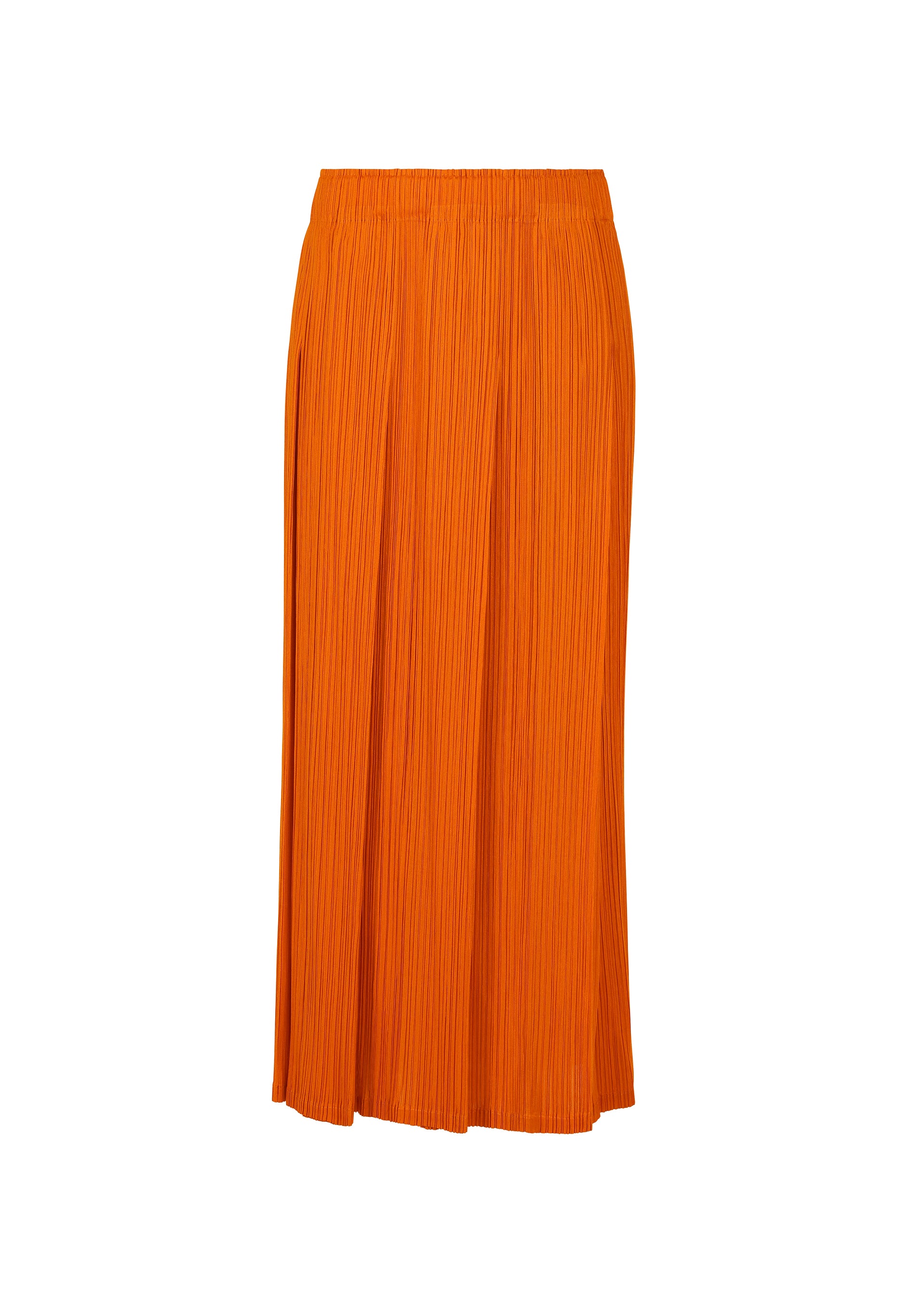 PLEATS PLEASE ISSEY MIYAKEオレンジ スカート MONTHLY COLORS : DECEMBER Skirt Orange – The official ISSEY MIYAKE
