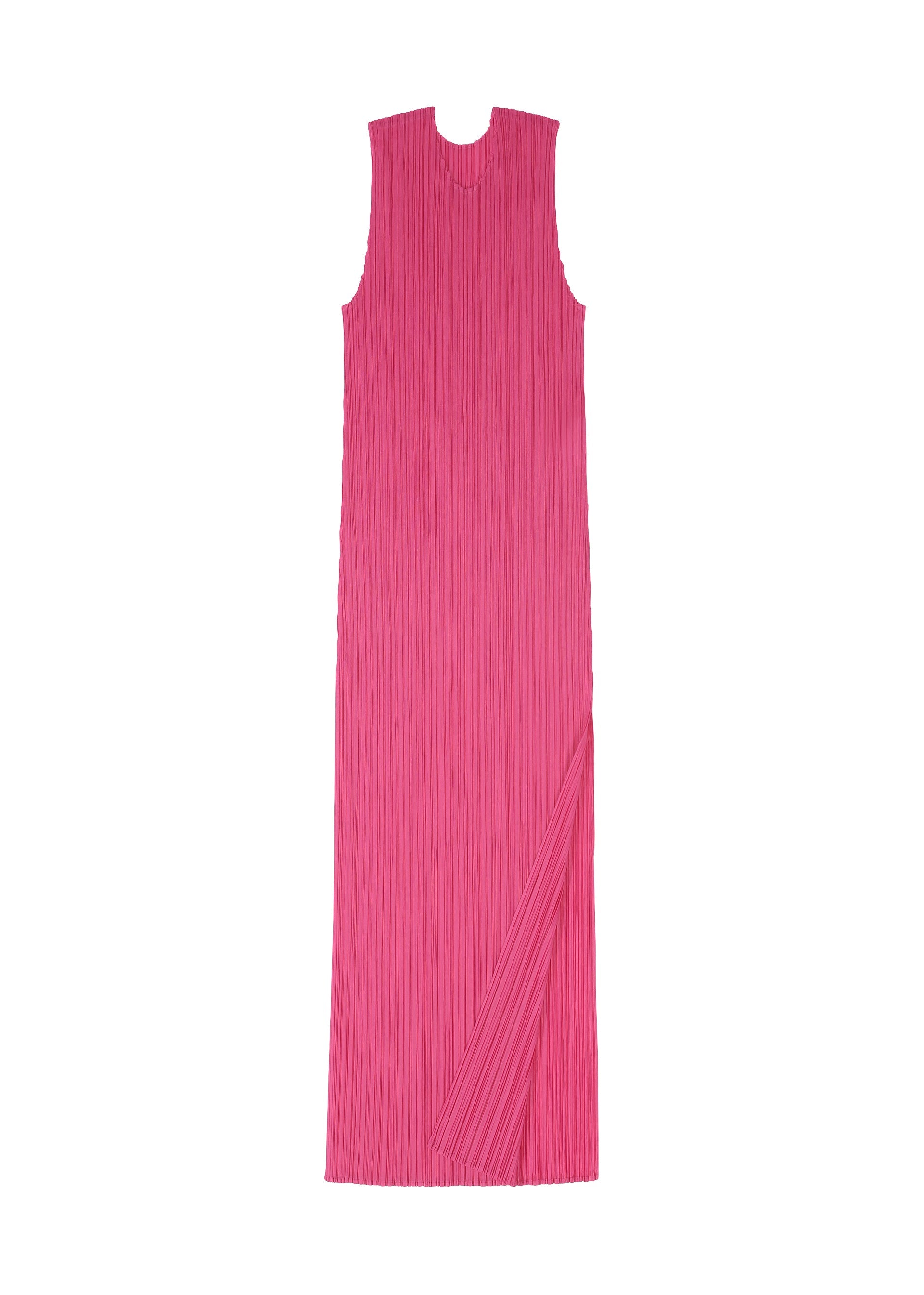 A detail shot of the PLEATS PLEASE ISSEY MIYAKE LUCID PLEATS dress.