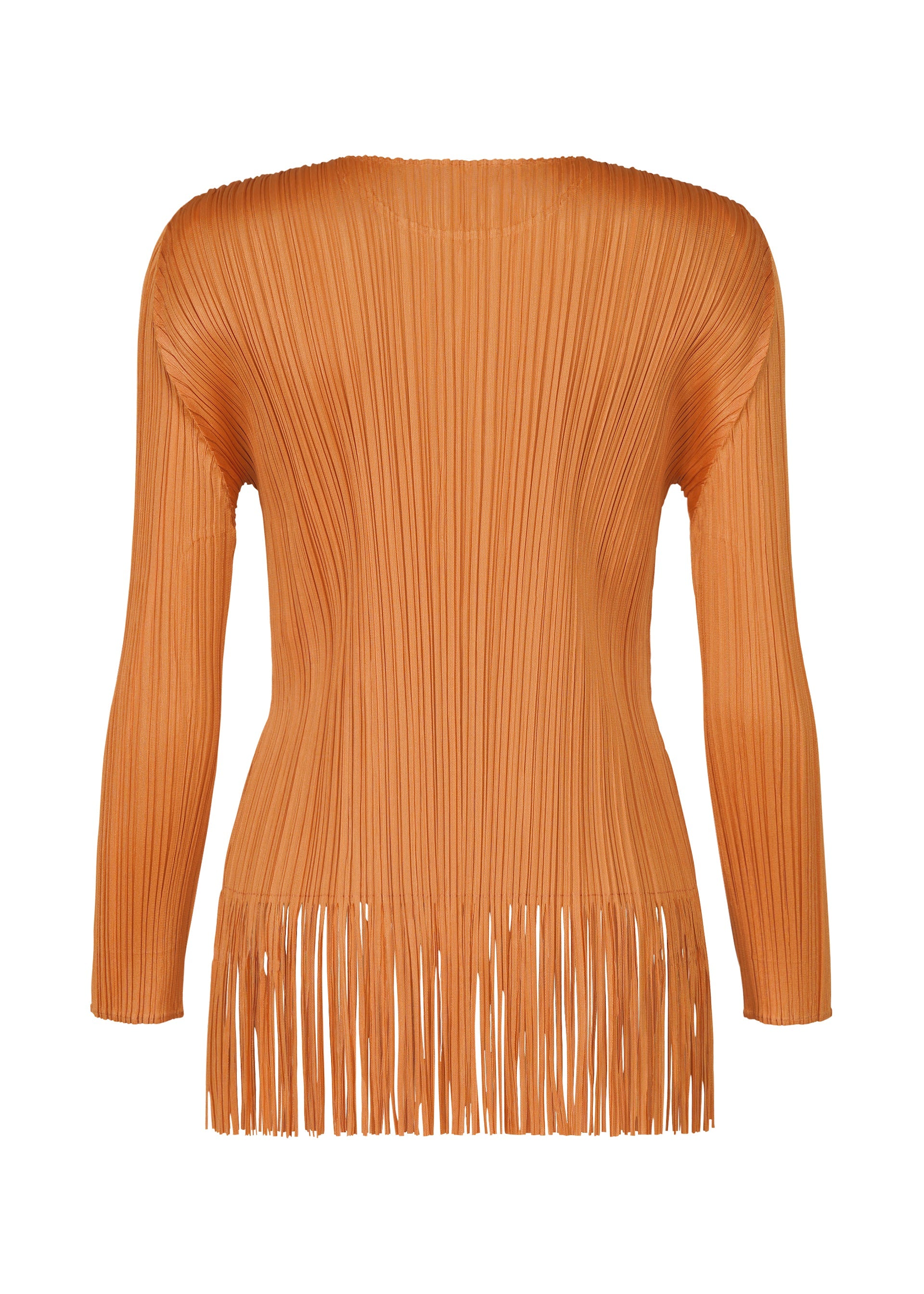 A detail shot of the PLEATS PLEASE ISSEY MIYAKE WAVE top.
