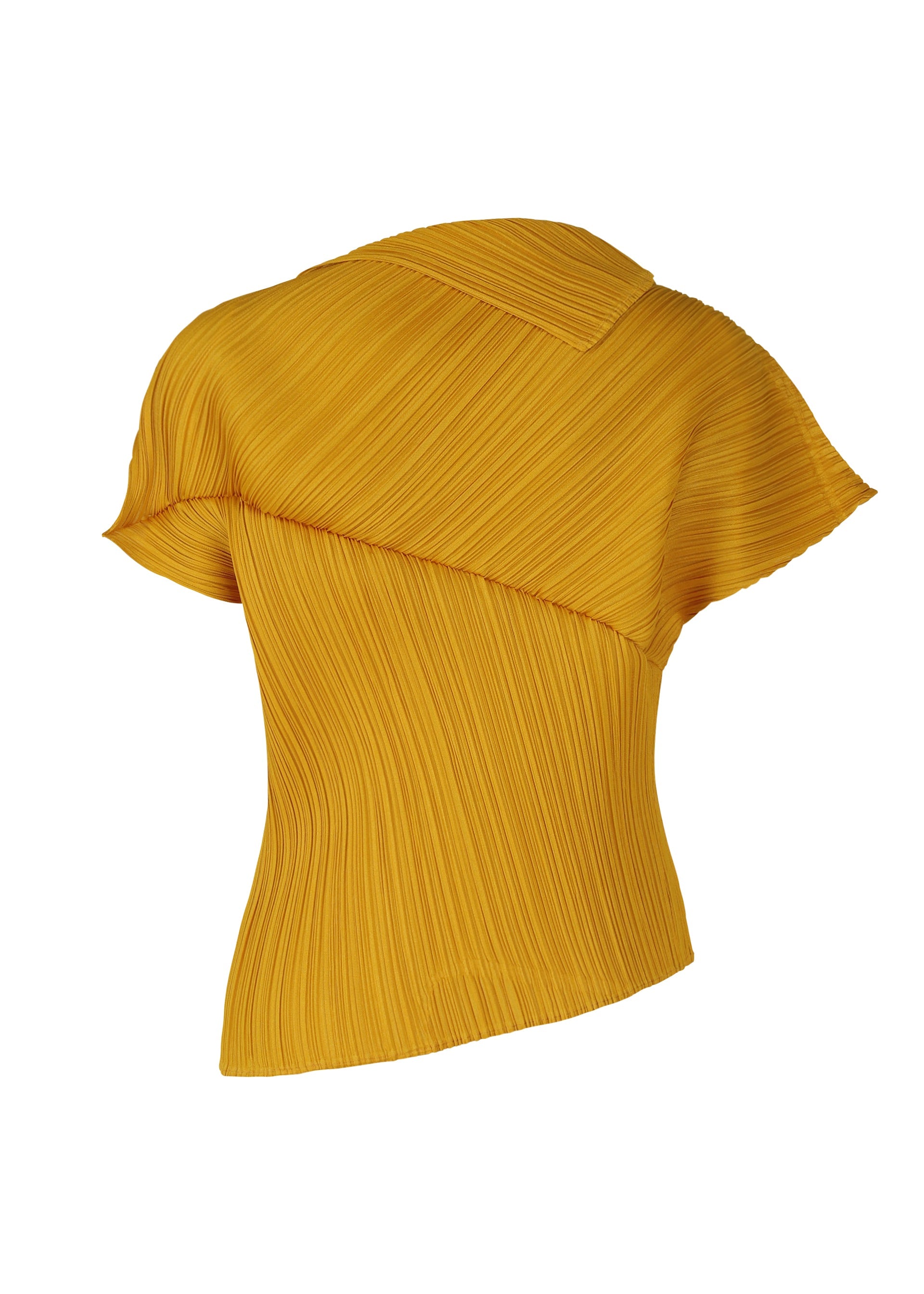 A detail shot of the PLEATS PLEASE ISSEY MIYAKE LEAP top.