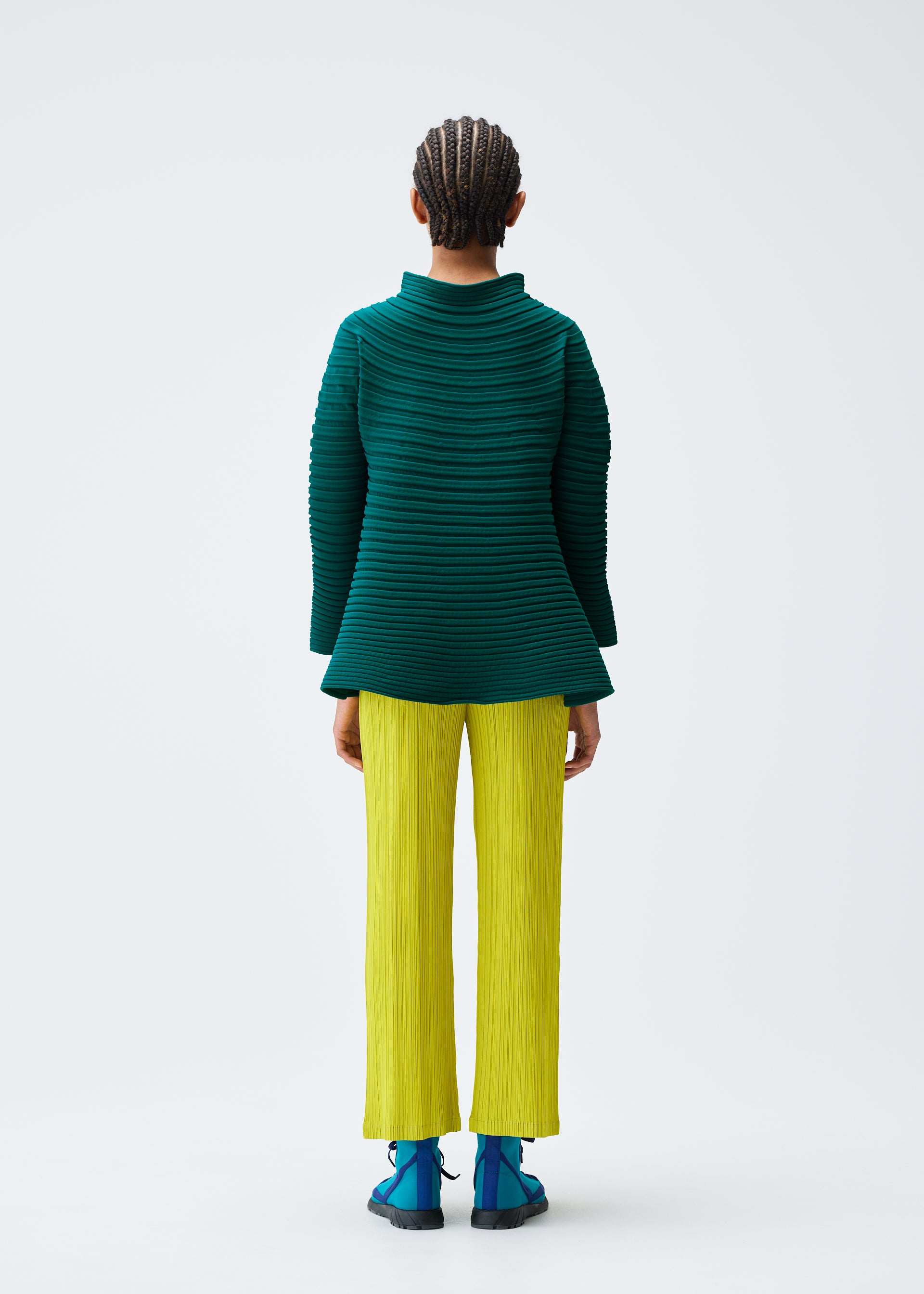BOUNCE KNIT Top Turquoise Green