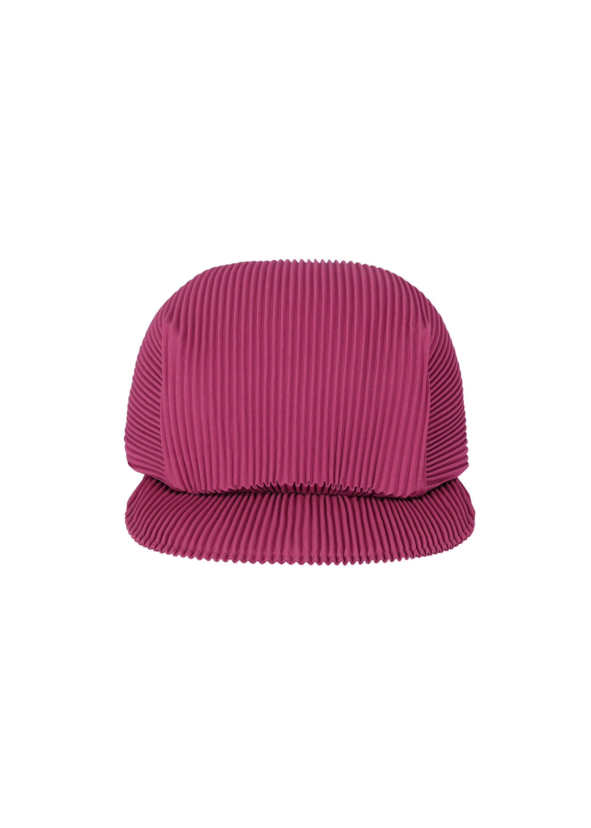 A detail shot of the PLEATS PLEASE ISSEY MIYAKE PLEATS CAP hat.
