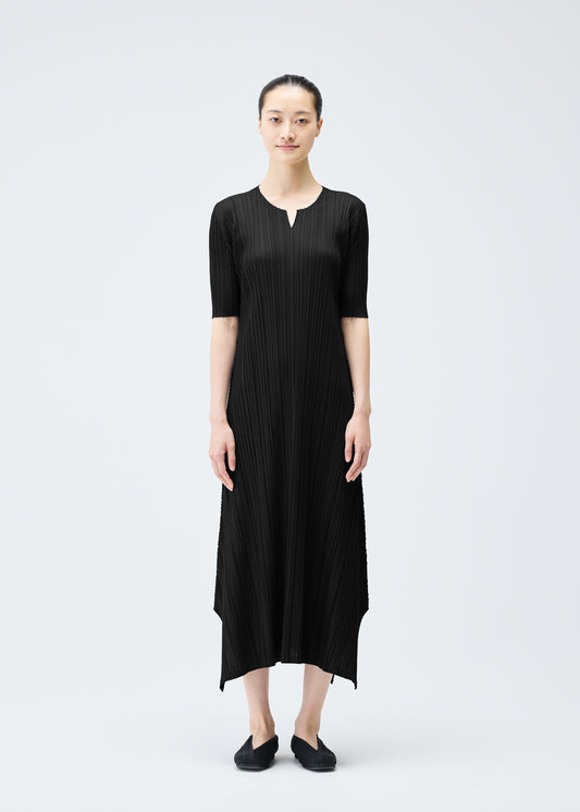MELLOW PLEATS Dress Cool Grey