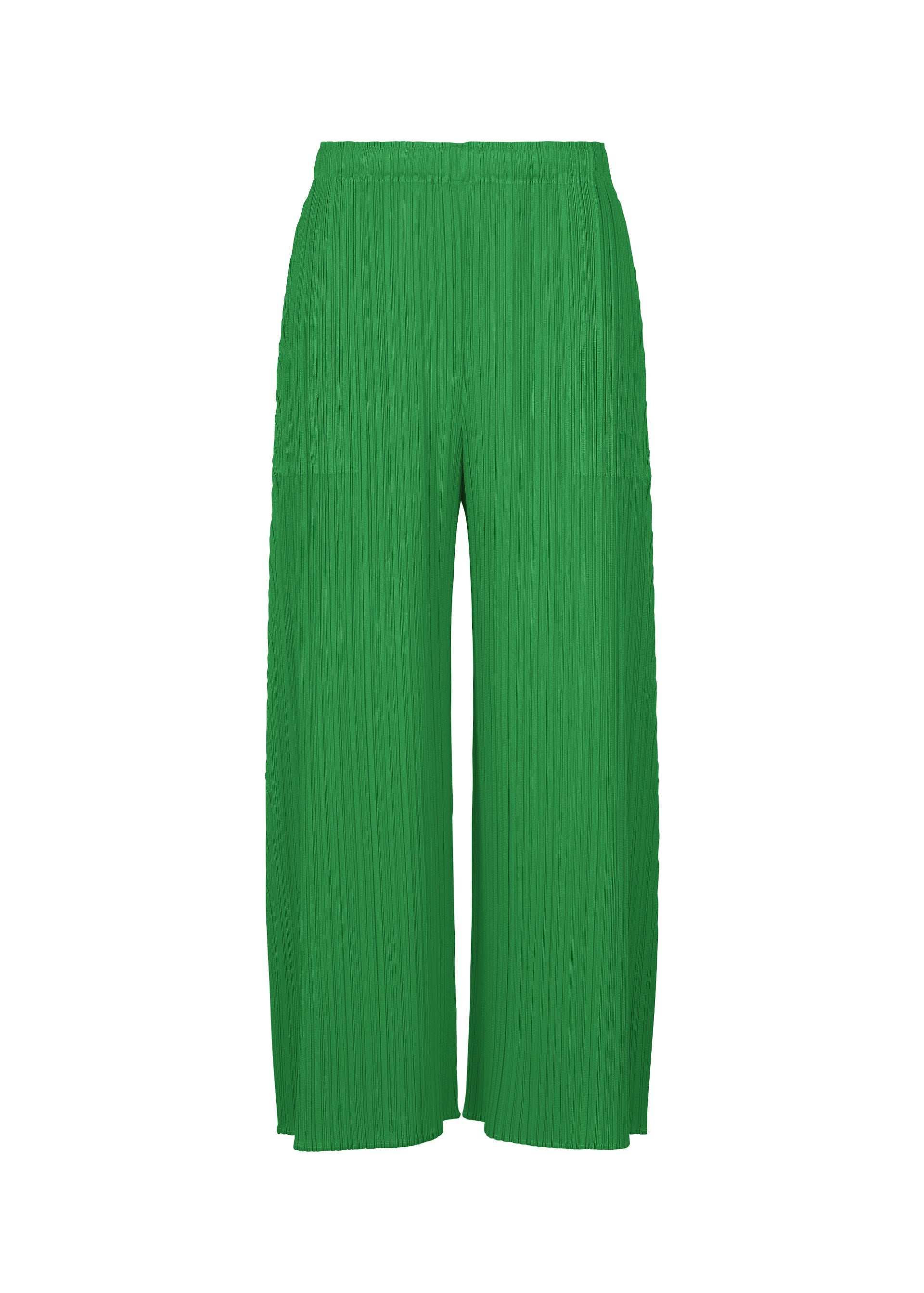 MONTHLY COLORS : OCTOBER Wide-leg Trousers Green – The official
