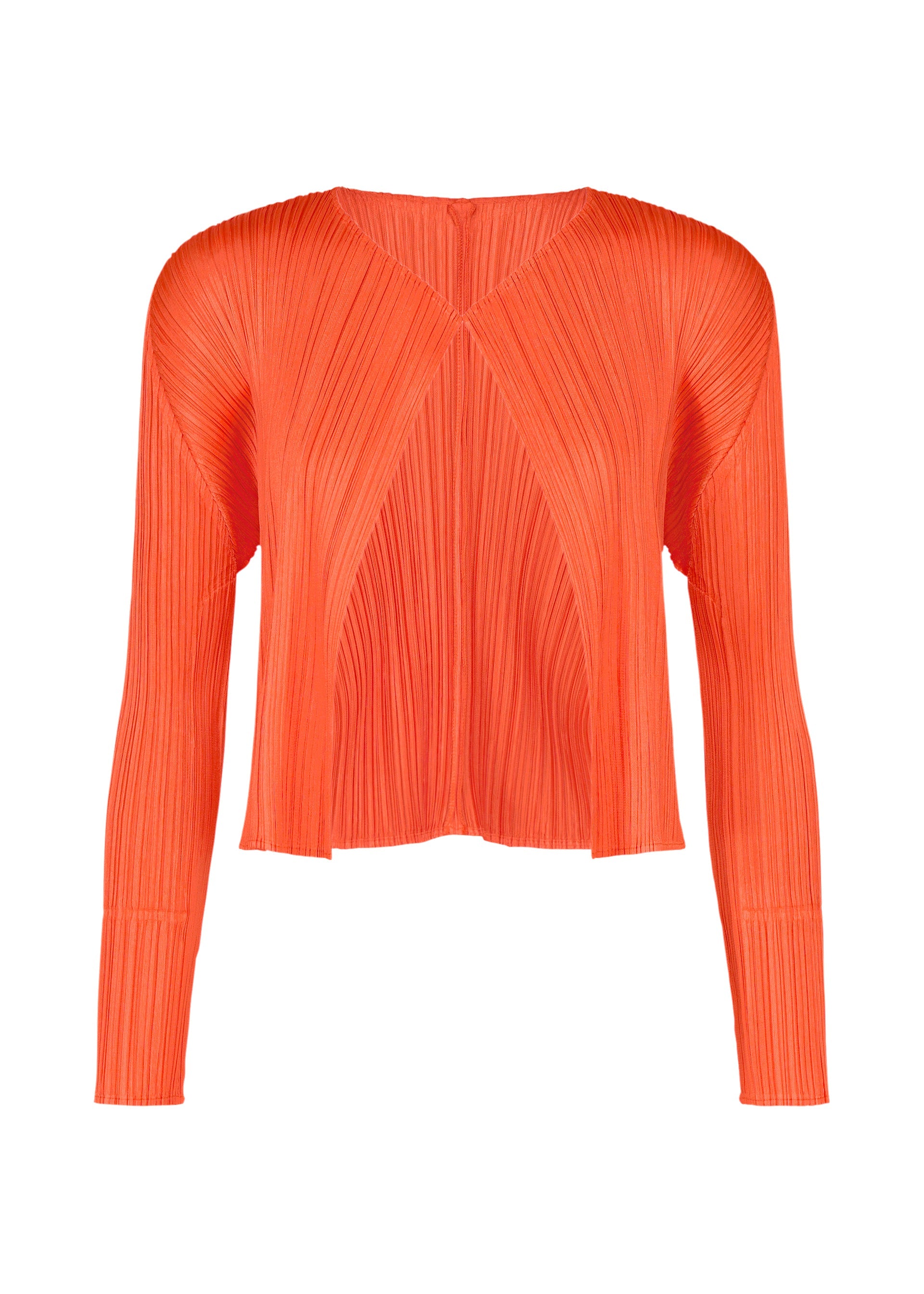 MONTHLY COLORS : SEPTEMBER Open Front Cardigan Orange – The