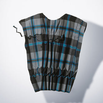 TARTAN CHECK PLEATS