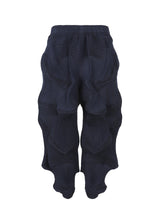 A product shot of the A POC ABLE ISSEY MIYAKE  TYPE O 003 2 trousers in navy (75)