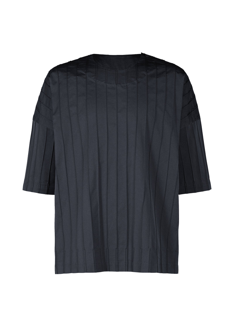 A product shot of the A POC ABLE ISSEY MIYAKE  TYPE W 007 top in dark navy (76)