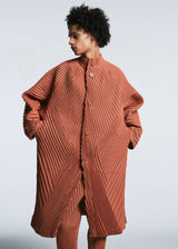 A model wears the A-POC ABLE ISSEY MIYAKE TYPE O 013 coat.