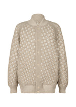 A product shot of the A-POC ABLE ISSEY MIYAKE TYPE O 001 jacket in beige (41).
