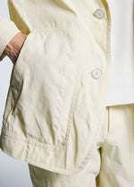 A model wears the A-POC ABLE ISSEY MIYAKE TYPE U 001 jacket.