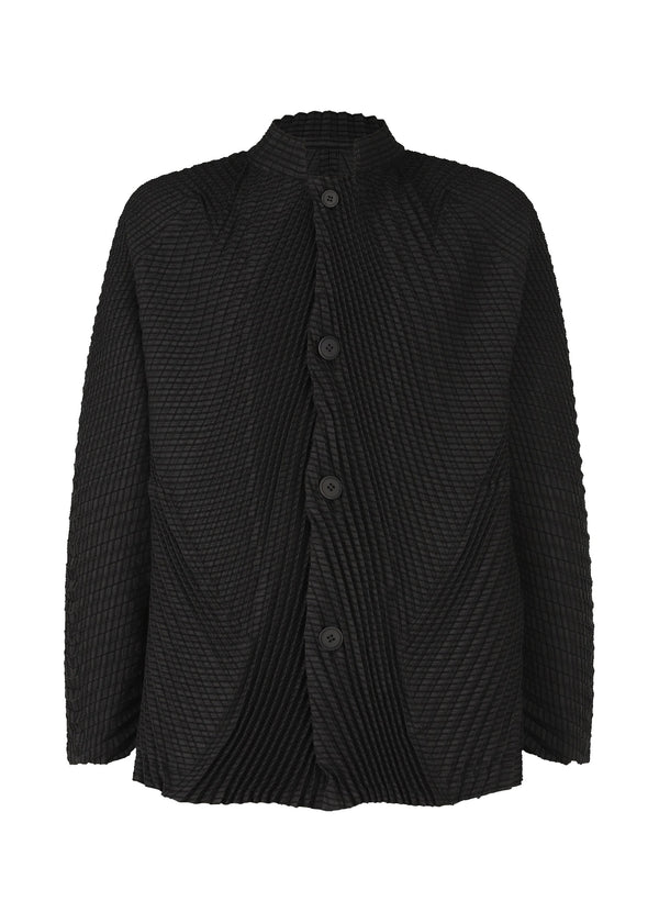 A product shot of the A-POC ABLE ISSEY MIYAKE TYPE O 013 jacket in black (15).