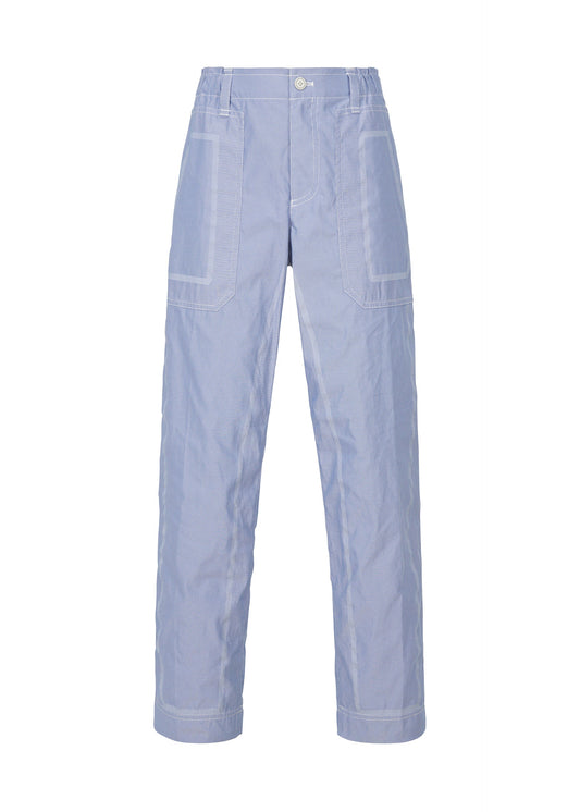 A product shot of the A-POC ABLE ISSEY MIYAKE TYPE U 001 trousers in light blue (71).