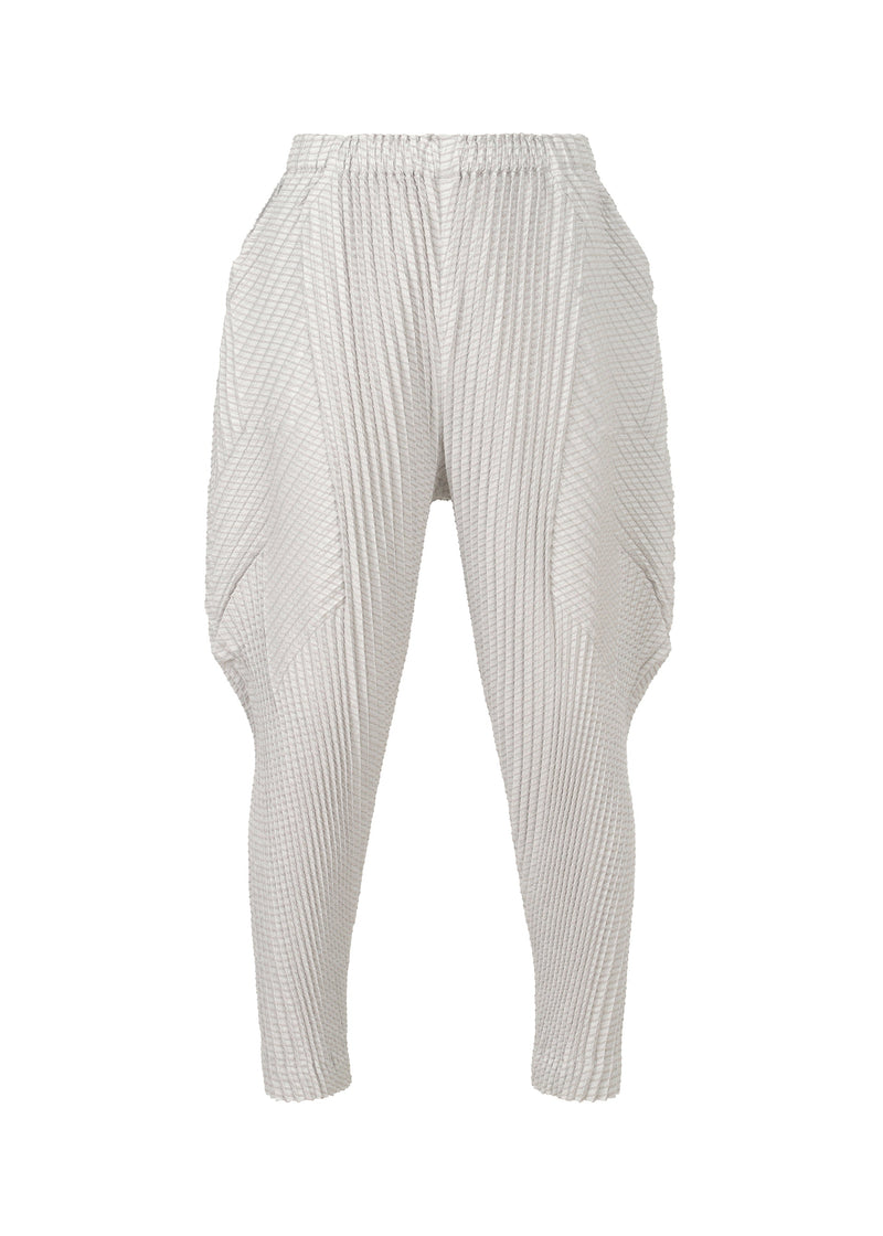 A product shot of the A-POC ABLE ISSEY MIYAKE TYPE O 013 trousers in ice grey (10).