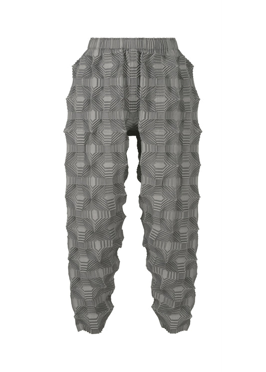 A product shot of the A-POC ABLE ISSEY MIYAKE TYPE O 016 trousers in grey (12).