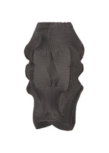 A product shot of the A-POC ABLE ISSEY MIYAKE TYPE O 003 1 skirt in charcoal grey (14).