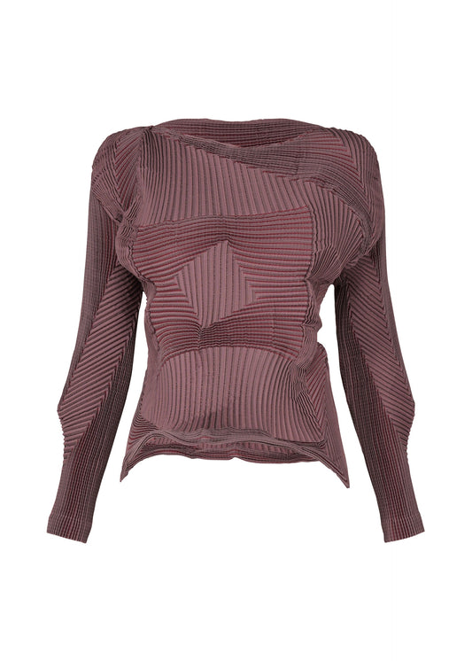 A product shot of the A-POC ABLE ISSEY MIYAKE TYPE O 003 1 shirt in pink (22).