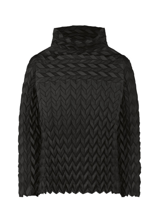 A product shot of the A-POC ABLE ISSEY MIYAKE TYPE O 009 shirt in black (15).