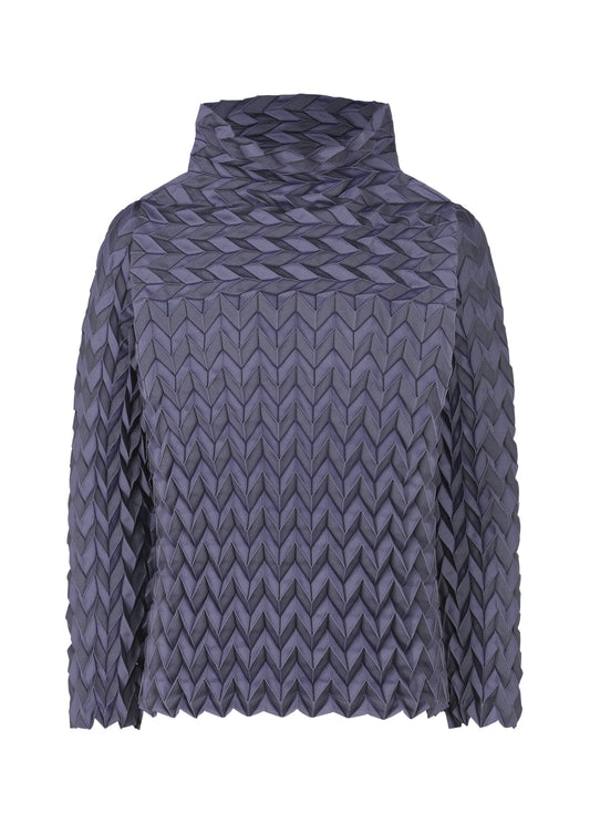 A product shot of the A-POC ABLE ISSEY MIYAKE TYPE O 009 shirt in light purple (80).