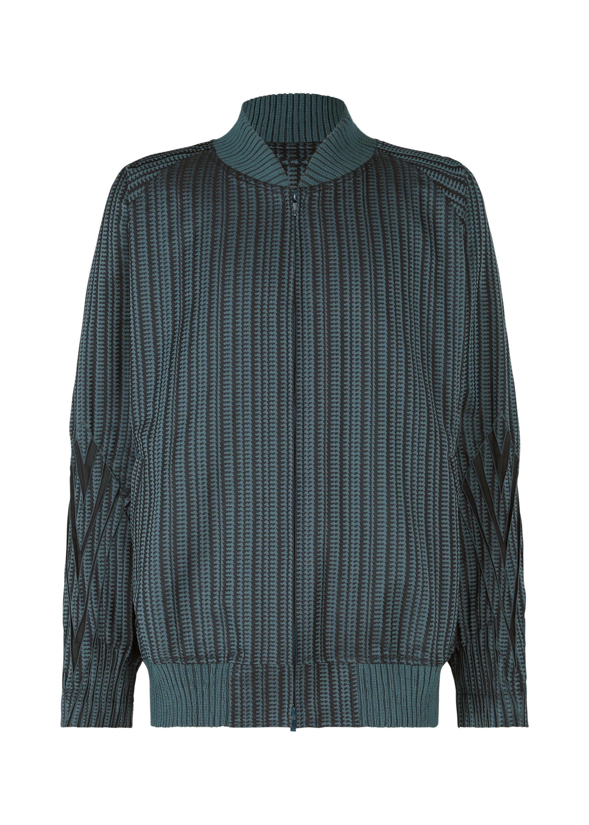 A product shot of the A-POC ABLE ISSEY MIYAKE TYPE S 001 2 jacket in blue-hued (76).