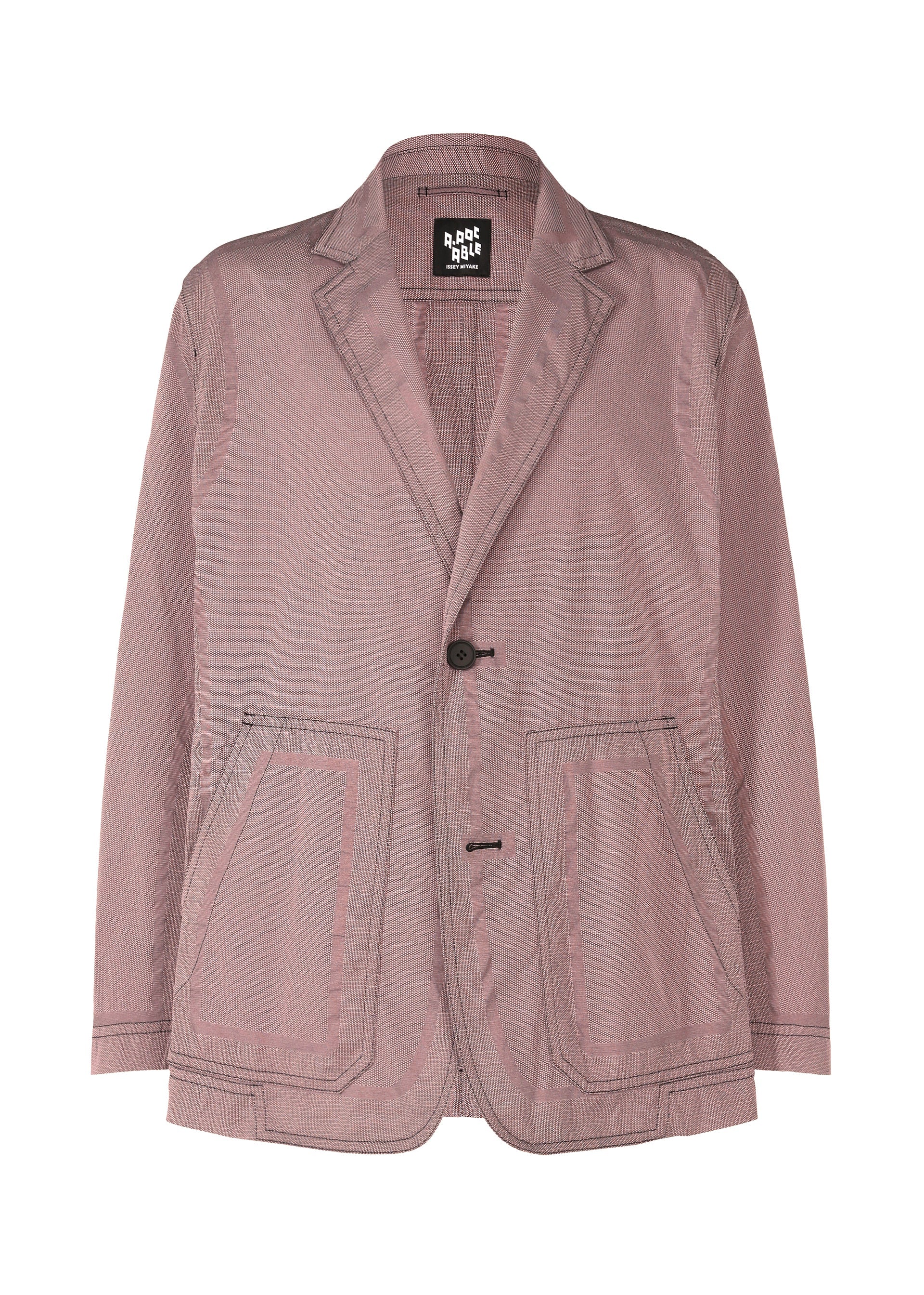A product shot of the A-POC ABLE ISSEY MIYAKE TYPE U 001 jacket in pink (22).