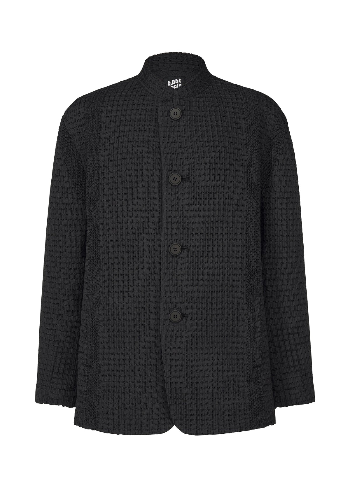 A product shot of the A-POC ABLE ISSEY MIYAKE TYPE O 014 jacket in black (15).