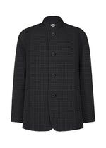A product shot of the A-POC ABLE ISSEY MIYAKE TYPE O 014 jacket in black (15).