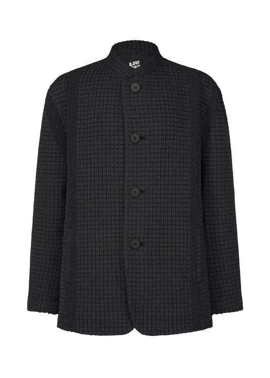 A product shot of the A-POC ABLE ISSEY MIYAKE TYPE O 014 jacket in black (15).