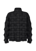 A product shot of the A-POC ABLE ISSEY MIYAKE TYPE O 016 jacket in black (15).