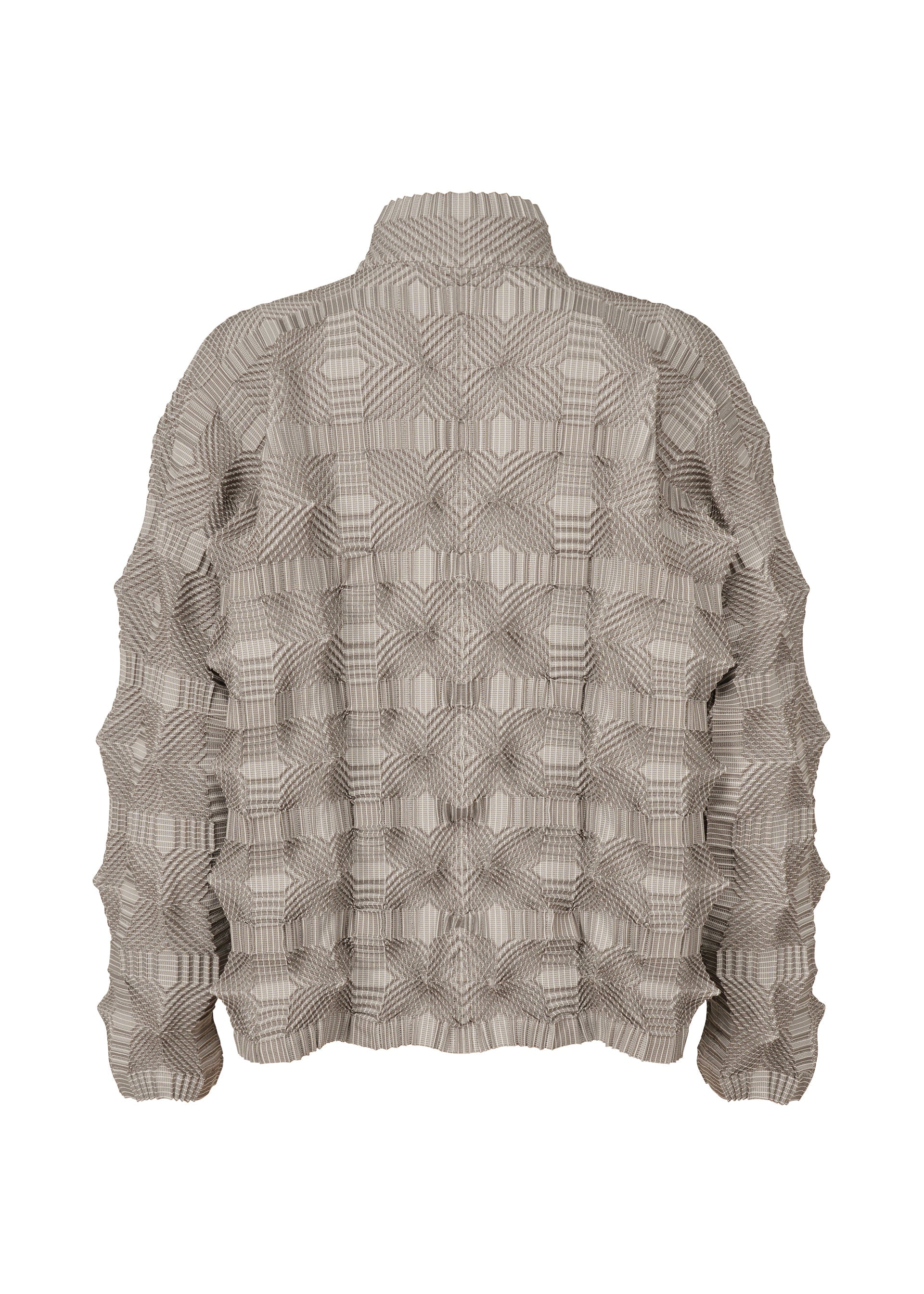 A detail shot of the A-POC ABLE ISSEY MIYAKE TYPE O 016 jacket.