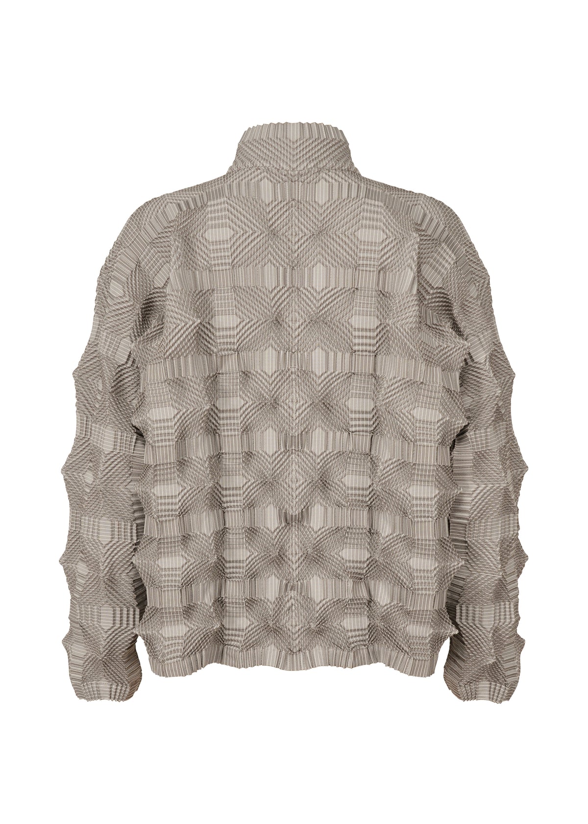A detail shot of the A-POC ABLE ISSEY MIYAKE TYPE O 016 jacket.